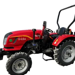 second hand Dongfeng 504 without cab crawler tractors ploughs 50 HP farming equipment tractors 4x4