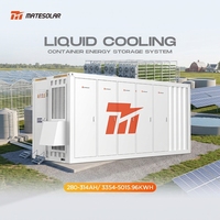 Système de stockage d'énergie BESS conteneurisé 20FT extérieur 3MWH 5MWH, conteneur de batterie Li-ion à refroidissement liquide pour l'agriculture