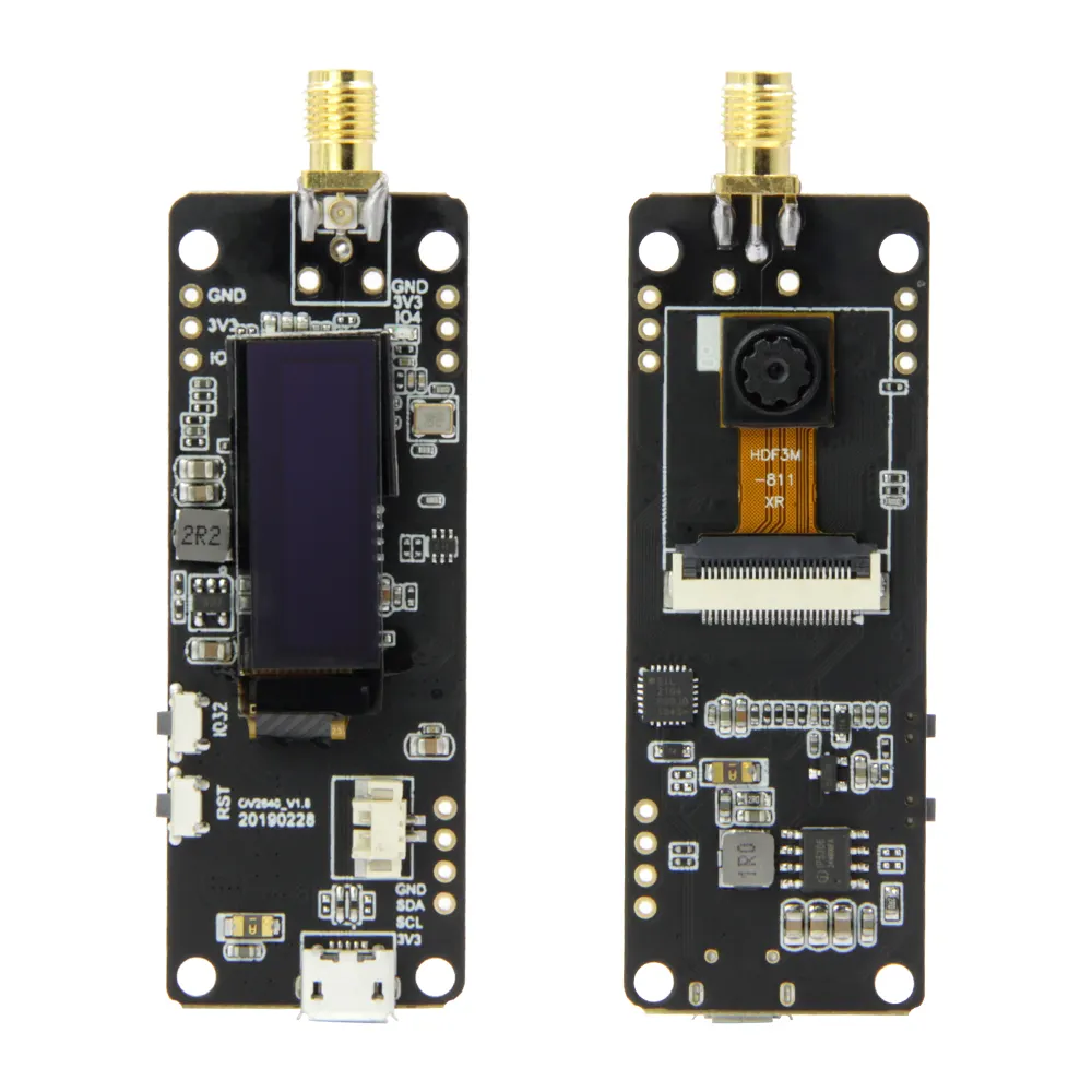 Ttgo T-Journal ESP32 Camera Module Development Board OV2640 Camera Wifi 3dbi Antenne 0.91 Oled Camera Board Custom Pcb