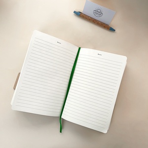 Libretas de Tapa Dura A5 con Impresión Personalizada del Fabricante, Agendas Encuadernadas en Cuero RPET con Costura de Hilo - Product Image 4