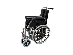 Silla de ruedas de aleación de aluminio Manual de hospital plegable de estilo europeo estándar silla de ruedas ajustable compacta portátil - Product Image 6