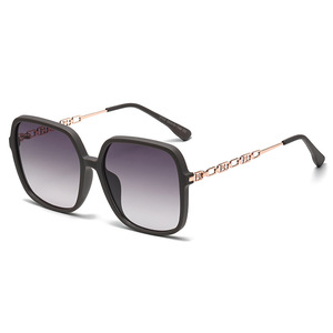 Kesheen – lunettes de soleil à monture carrée pour femmes, monture noire, lentille TAC, Protection UV400, mode Street Style - Product Image 3