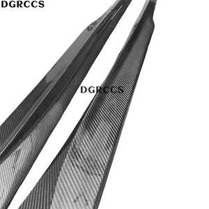 For 3 Series F30 2012-2018 PSM Style True Carbon Fiber Polished Side Skirt with Easy Installation and Side Wings - Product Image 4