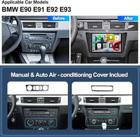 Écran tactile Android autoradio pour BMW série 3 E90/E91/E92/E93 2005-2013 stéréo audio Carplay Auto multimédia gps lecteur dvd