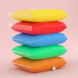 1kg siêu nhẹ không khí khô Đất Sét Polymer unisex đất sét màu mềm playdough túi niêm phong lớn tự làm mô hình giáo dục làm bằng cao su - Product Image 3