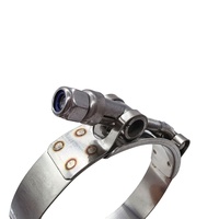 Collier de serrage en acier inoxydable à vis en T pour support de poteau et tuyau de ventilation robuste