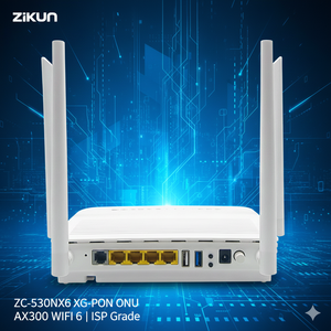 สำหรับอุปกรณ์เชื่อมต่ออินเทอร์เน็ตความเร็วสูงพิเศษ ZC-530NX6 XG-PON ONT พร้อมพอร์ต Gigabit 4 ช่อง 1TEL 2USB และ WiFi6 ชิป ZXIC - Product Image 3