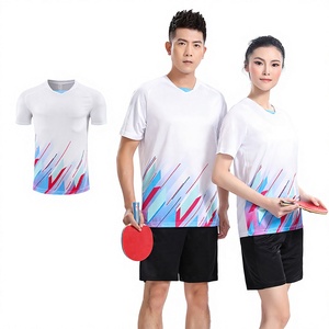 ชุดเสื้อเทนนิสแบบสวมคอโอ ยูนิเซ็กซ์ ระบายอากาศได้ดี ซับเหงื่อ แห้งเร็ว แขนสั้น พิมพ์ชื่อผู้เล่น ชุดกีฬาสำหรับผู้ใหญ่ - Product Image 1