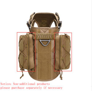 Set Aksesoris Anjing Desain Kreatif Taktis Label Pribadi dengan Motif Anak Anjing, <span class=keywords><strong>Harness</strong></span> Latihan untuk Anjing - Product Image 4