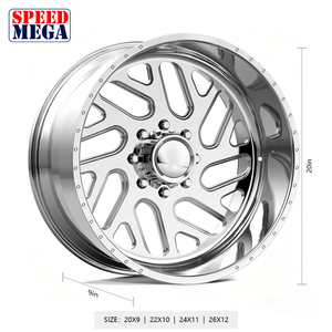 Deep Concave Forged Polished Forged Truck <b>Wheels</b> Aluminum Truck <b>Wheels</b> Premium Chrome Rim for Trucks New Condition 15-30 Inch - Product Image 5