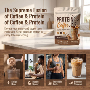Bebida de Recuperación Post-Entrenamiento con Proteína Premium OEM, Colágeno, Aceite MCT y Prebióticos - Sabor Caramelo - Product Image 3
