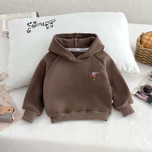 Nouveau pull à capuche en polaire pour enfants, pour garçons et filles - Haut chaud <span class=keywords><strong>double</strong></span> face pour l'hiver et l'automne - Product Image 4