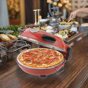 Multifunctionele mini 12 inch rode mechanische elektrische pizzaoven voor huishoudelijk gebruik - Product Image 6