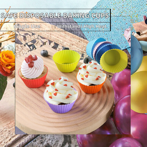 SILIKOLOVE Eco-Friendly Food Grade <b>Silicone</b> Mold Multi-Shape Flower Dishwasher Safe <b>Baking</b> Decorating Tools - Product Image 2
