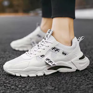 Zapatillas de Deporte Modernas para Hombre, Zapatillas de Skate con Suela Gruesa y Amortiguación Ligera, Cómodas, de Goma PU - Product Image 6
