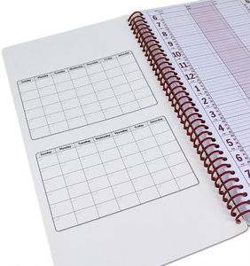 Pianificatore di Notebook, pianificatore di 2025 di dimensioni 7*13.5 pollici non datato, pianificatore giornaliero e orario - Product Image 3