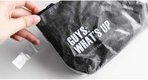 Custodia cosmetica per trucco in carta Kraft lavabile impermeabile multifunzione leggera <span class=keywords><strong>Tyvek</strong></span> con pellicola in PVC - Product Image 6