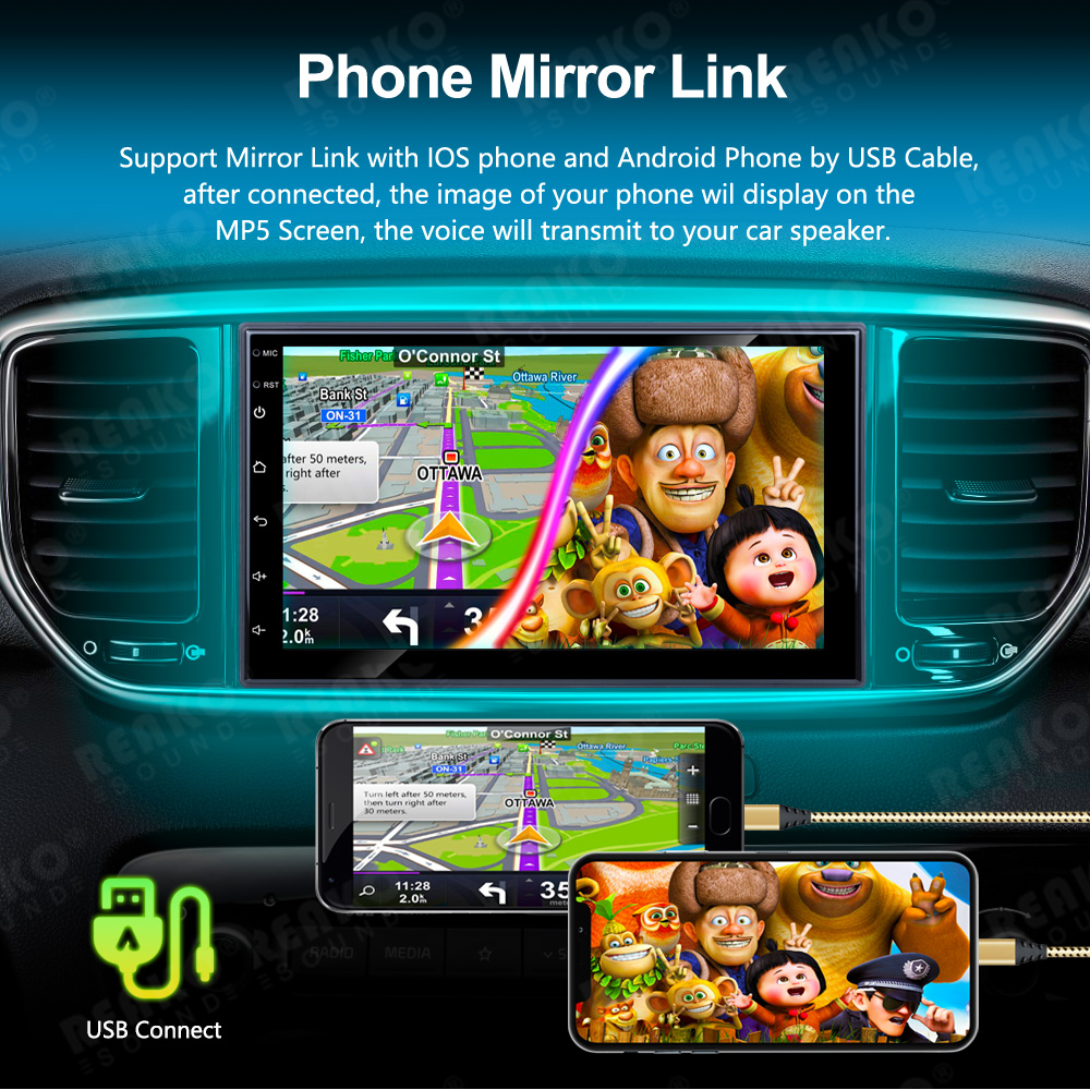 MTK 6580 カーラジオプレーヤー 7インチ 9インチ 10インチ GPS