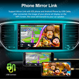 Autoradio <span class=keywords><strong>Android</strong></span> <span class=keywords><strong>7</strong></span> pouces, 9 pouces, 10 pouces avec écran tactile MTK 6580 1+16G, prise en charge GPS, FM, EQ, BT, Carplay, écran 2.5D, <span class=keywords><strong>Android</strong></span> <span class=keywords><strong>Auto</strong></span> - Product Image 5
