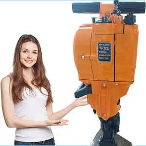 QIYUN Rotary Drilling <strong>Rig</strong> Gasoline Powered Portable <strong>Mining</strong> Stone Drilling Machine with Motor YN27C - Product Image 2