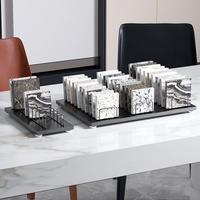 Guangyiduo Présentoir en métal multifonctionnel pour carreaux de céramique, marbre, panneaux de couleurs de pierre et blocs de couleurs pour dalles de quartz et comptoirs