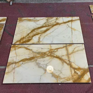 Carreaux <span class=keywords><strong>de</strong></span> sol en marbre naturel jaune Giallo Siena pour la décoration intérieure, <span class=keywords><strong>villa</strong></span> <span class=keywords><strong>de</strong></span> <span class=keywords><strong>luxe</strong></span>, design moderne - Product Image 4
