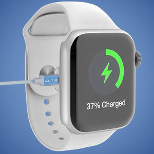 MFi Mini <span class=keywords><strong>chargeur</strong></span> sans fil portable pour <span class=keywords><strong>Apple</strong></span> iWatch 1 2 3 4 5 Dock Smart Watch Base de charge sans fil - Product Image 3