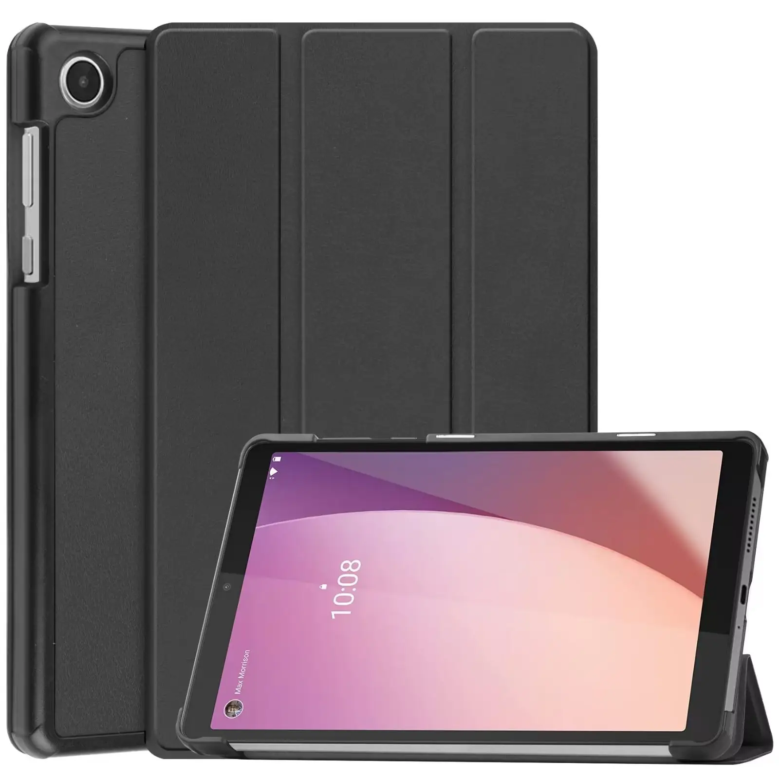 Shockproof Three Folding Smart Flip PU Leather Sleep Stand Tablet Cover Case For Lenovo Tab M8 4th Gen TB-300FU