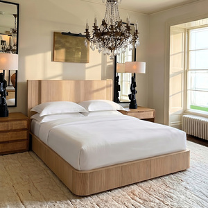 Panneau de Lit Antique en Bois Massif Style Moderne Kyoto Luxe <span class=keywords><strong>Meubles</strong></span> Français pour Cadres de Lit King, Double et Queen Size - Product Image 3