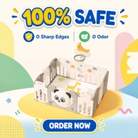 Parque de juegos de plástico para niños pequeños con set de juguetes, centro de actividades para bebés, corralito para sala de juegos infantil, fabricante
