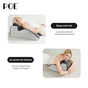 Multifunctionele leespositiekussen met traagschuimvulling, ergonomisch ontwerp, gestikt, wasbaar - Product Image 2