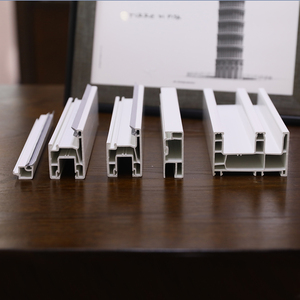 Fuson <span class=keywords><strong>uPVC</strong></span> Windows PVC khuôn cửa sổ <span class=keywords><strong>uPVC</strong></span> PVC khung hồ sơ với kính đôi khuôn cửa sổ hồ sơ với lưới chống muỗi - Product Image 5