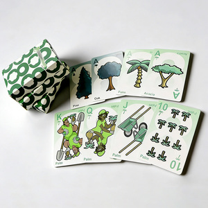 Cartas de Juego Personalizadas <span class=keywords><strong>ChenSheng</strong></span> de Alta Calidad, 280g, Núcleo Azul, Hechas de Papel Ecológico y Duradero, Personalizables con Logotipo - Product Image 1