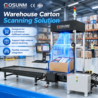 Système de numérisation automatique de codes-barres haute précision avec vitesse réglable pour l'identification du contenu des cartons et la gestion des données de colis
