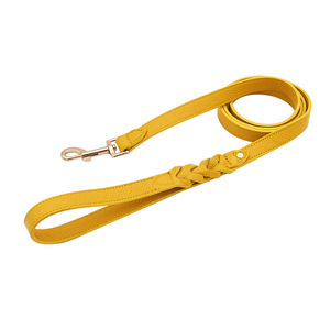 Tali Anjing Kulit Asli Berkualitas Tinggi, Mewah, Rajutan Tangan, untuk Latihan Anjing Besar di Luar Ruangan - Product Image 3