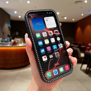 <span class=keywords><strong>Coque</strong></span> de téléphone de luxe antichute et antichoc en TPU, <span class=keywords><strong>coque</strong></span> brillante <span class=keywords><strong>double</strong></span> <span class=keywords><strong>face</strong></span> effet diamant fusion de haute qualité pour iPhone 18 17 Pro Max - Product Image 6
