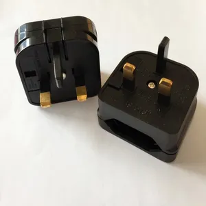 Adaptador de 3 pinos ce 13a para reino unido, adaptador de tomada bs5732