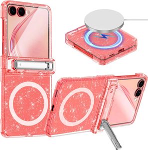 Funda para Samsung Z <span class=keywords><strong>Flip</strong></span> 8 con Protector de Pantalla Integrado, Carcasa Rígida Transparente de PC con Bisagra y Soporte para Samsung <span class=keywords><strong>Galaxy</strong></span> Z <span class=keywords><strong>Flip</strong></span> 8 - Product Image 6