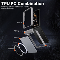 Coque de téléphone en TPU antichoc avec anneau magnétique et toucher doux pour Samsung Z Flip 8 7 à écran pliable