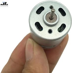 미니 전기 모터 마이크로 모터 카본 브러시 영구 자석 Rohs IE <span class=keywords><strong>2</strong></span> 헤어 드라이어 DC 모터/프린터 실버 대한 간단한 제어 - Product Image 4