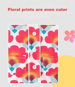 Bajo MOQ verano bebé niño niñas tela 100% botones bolsillos sin mangas Floral algodón Niña Casual bebé niños tutú falda - Product Image 6