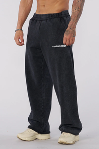 <span class=keywords><strong>Pantalon</strong></span> de sport ample et décontracté pour <span class=keywords><strong>homme</strong></span>, en <span class=keywords><strong>coton</strong></span> de haute qualité, grande taille, avec impression DTG et sérigraphie - Product Image 2