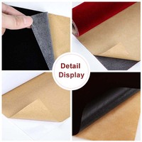 Tissu synthétique auto-adhésif en microfibre PU ultra-suédée, imperméable, gaufré, décoratif, élastique, à effet chromatique