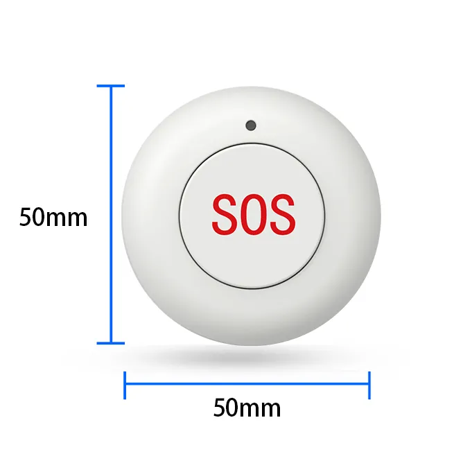 2022 nuovo arrivo 433mhz wireless SOS pulsante di emergenza antipanico funziona con host di allarme