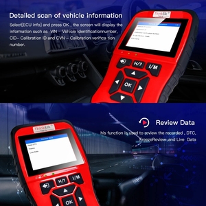 Lecteur de code de diagnostic OBD2 THINKELK TK618 Kit adaptateur 8 broches pour Polaris ATV RZR Ranger General Sportsman ACE Slingshot - Product Image 4