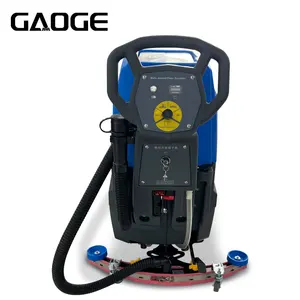 Gaoge Wholesale A1-F530 Auto Industrial Tiles Cleaning Machine Walk Behind Floor Scrubber Dryer For Warehouse With LED Light