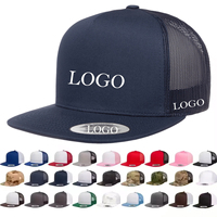 Gorra Trucker Clásica Ypoong al por Mayor, Gorra Plana Estructurada con Malla Trasera Personalizada, Gorra Snapback HBN2606 Performance Leaf para Deportes al Aire Libre