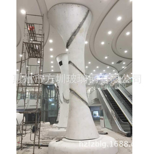 Columna Decorativa de Estilo Romano de Fibra de Vidrio y Poliéster para Hotel, Pilar Interior Duradero y Resistente a la Corrosión - Product Image 1