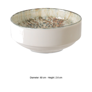 Bol empilable Fade Ø 6 cm H 2,6 cm en porcelaine fine de qualité supérieure avec impression numérique Rinart - Product Image 3