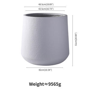 Maceta Moderna y Sencilla con Acabado Cepillado, Transpirable, para Plantas, Estilo Nórdico, Popular en Internet - Product Image 5